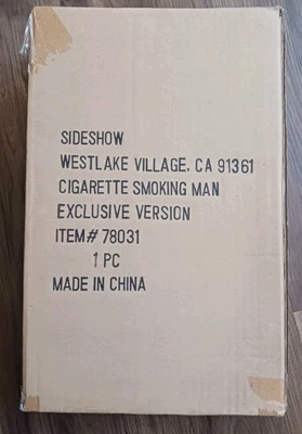 FIGURA 1/6 12 PULGADAS SIDEHOW COLECCIONABLES X ARCHIVOS EXCLUSIVO HOMBRE FUMADOR DE CIGARRILLOS Foto 1 de 2