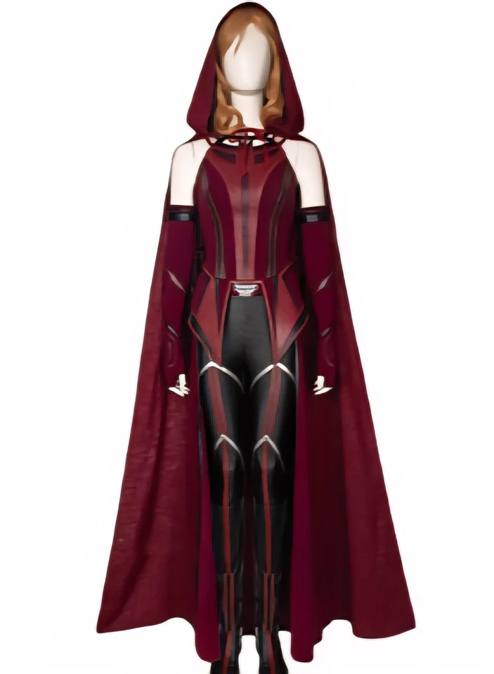 Disfraz Cosplay Bruja Escarlata Wanda Vision 2021 Mujer Ropa Halloween Talla L Foto 1 de 4