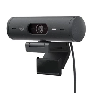 Logitech Brio 500 Full-HD-Webcam mit Auto-Lichtkorrektur, Zeigemodus, Doppelmikr - Bild 1 von 10