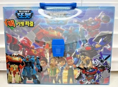 2013 4PC TOBOTS COMPLETE PUZZLES W/ CASE TRANSFORMING ROBOTS SOUTH KOREA (A1) - Image 1 of 4
