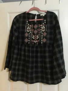Weekend Suzanne Betro Damen bestickte Bluse Tunika Babydoll Oberteil Gr. M - Bild 1 von 5