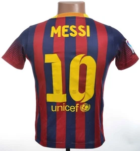 CAMISETA DE FUTBOL LOCAL BARCELONA 2013/2014 NIKE TALLA M NIÑOS MESSI 10 - Imagen 1 de 16