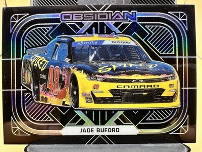 2022 Panini Chronicles Obsidian Cars #56 Jade Buford Rookie RC NASCAR Card - Image 1 of 4