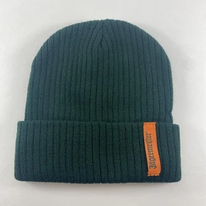 Jägermeister Strickmütze Beanie warme Mütze dunkelgrün 100% Acryl Einheitsgröße Unisex - Bild 1 von 5