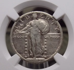 1923 "S" Standing Liberty Quarter 25c NGC VF30 #002 Very Fine 🗝️KEY🗝️ ECC&C - Picture 1 of 5