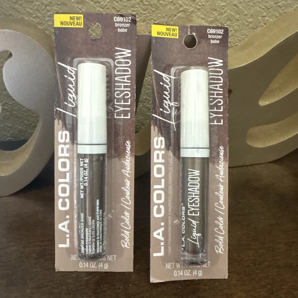 L.A. Colors liquid eyeshadow lot of 2 Shade bronzer babe - Image 1 of 4