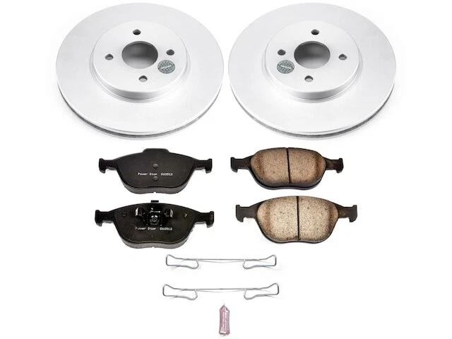 Kit de pastillas de freno delanteras y rotor Power Stop 63NBBP83 para Ford Focus 2002 2003 2004 Foto 1 de 1