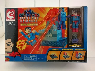 Lego C3 2004 Construcción Liga de la Justicia Sala del Trono Batalla Superman Sellado Foto 1 de 4