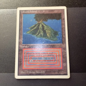 Magic the Gathering, Volcanic Island, Unlimted Edition - Picture 1 of 13