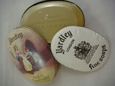 Yardley - English Lavender Soap - 100 gr. - Seife + alte Blechdose, OVP - Bild 1 von 4