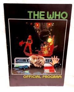 The Who 1982 It's Hard Tour Concert Program 32 pagine quasi nuovo di zecca To24 - Foto 1 di 2