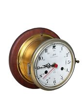 Antique Brass Schatz Royal Mariner Nautical Clock