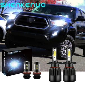 For Toyota Tacoma 2012-2015 C9 LED Headlight High Lo Beam Fog Light Combo Bulbs - Picture 1 of 11