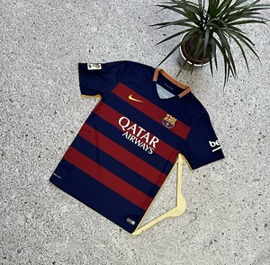 Rare Nike FC Barcelona Suarez 2015 2016 Home Men’s Soccer Jersey Size L - Picture 1 of 16