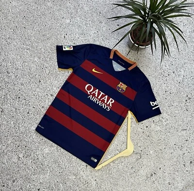 Camiseta de fútbol para hombre Nike FC Barcelona Suárez 2015 2016 local talla L rara Foto 1 de 4