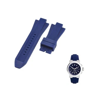MK8303 29mm Blue Rubber Watch Strap For Michael Kors - Picture 1 of 7