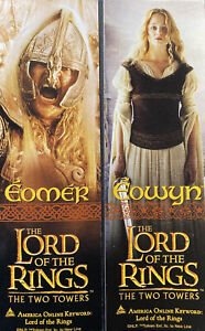 Promo Lord of the Rings Eomer & Eowyn 2-sided bookmark The Two Towers Karl Urban