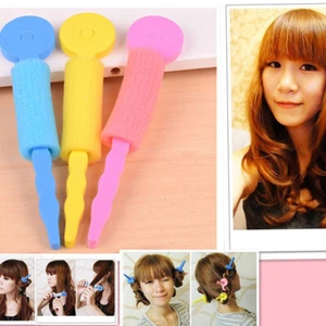 3 Pcs Large Rollers For Hair Volume Sponges Curler Styling Tools Women Curling - Picture 1 of 12
