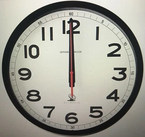 HOWARD MILLER ACCUWAVE WALL II 625-205 ATOMIC CLOCK - Picture 1 of 3