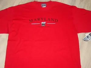 UMD MARYLAND University TERPS TERRAPINS T-Shirt JANSPORT NEW .. XLarge XL - Picture 1 of 8