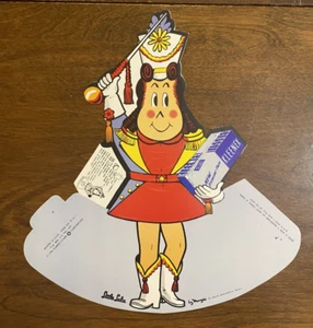 Vintage 1956 Kleenex Little Lulu Litho Counter Ad Display Sign Unused NOS New - Picture 1 of 4
