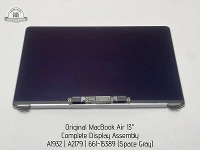 MacBook Air A1932 A2179 13" Conjunto Pantalla Completo, 661-15389 (Gris Espacial) Foto 1 de 4