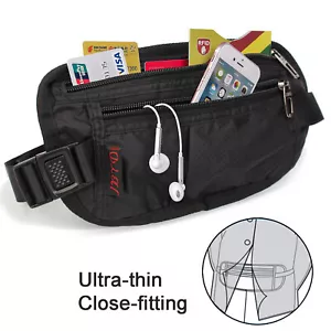 Flexible, Breathable, Adjustable Running Belt Pouch Fits Waist Sizes up to 45" - Picture 1 of 12