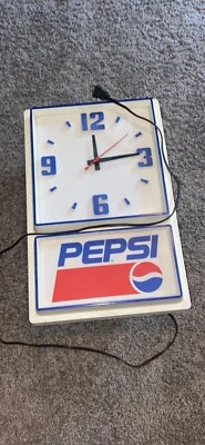 Reloj Pepsi vintage, se enciende y funciona!  Foto 1 de 3