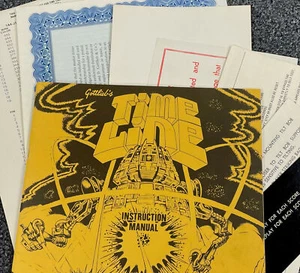 Gottlieb Time Line Pinball Machine Game Manual Schematics Packet ORIGINAL - Picture 1 of 4