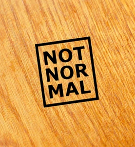 NOT NORMAL Aufkleber Sticker Mini Cooper One Decal Tuning Plott Scheibe Works V8 - Bild 1 von 1