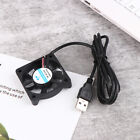 1Pc DC5010 Silent Fan 5V Oily USB Cable Humidifier Connector PC Fan Cooler