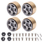 4pcs RC Bead Lock Hubs Aluminum Alloy Brass RC Vehicle Tires Hubs For Axial 