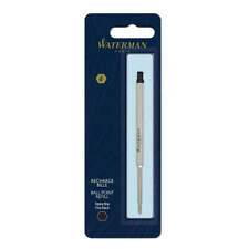 Waterman Maxima Fine Ballpoint Pen Refill 0.8mm Black Quality Ink Smooth Flowing