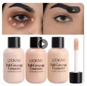 NUOVO FONDOTINTA CORRETTORE COPRENTE CREMA TRUCCO WATERPROOF COSMETICI MAKE-UP - Foto 1 di 14