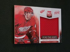 2012-13 PANINI PRIME RILEY SHEAHAN #27 #ed 43/99 PRIME TIME ROOKIE JERSEY