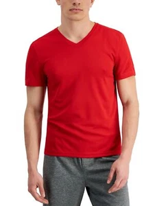 ID IDEOLOGY Men's Licorice Red Birdeye Mesh Short Sleeve T-Shirt NEW Small - Picture 1 of 2