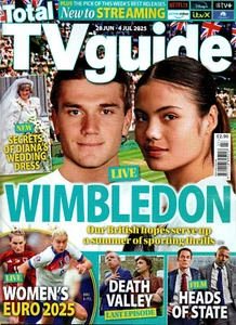 Total TV Guide June 28 - July 4 2025 Euro 2025 Wimbledon Idris Elba Ellen White - Picture 1 of 2