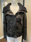 Theory Nyree black leather moto jacket - Sz P - NWT - Rt $795