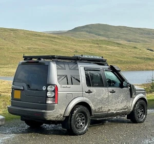 Set of Mudflaps & Brackets FIT Land Rover Discovery 4 LR4 L319 Black 5mm PVC *S - Picture 1 of 6