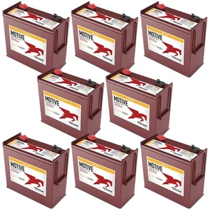 8 Pack of Trojan J185-AES 12V Superior Deep Cycling VRLA AGM Batteries - BCI 921 - Picture 1 of 3
