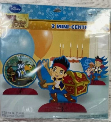 Jake Never Land Pirates Disney Kids Birthday Party Decoration Mini Centerpieces - Image 1 of 2