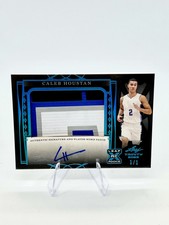 Caleb Houstan 2022-23 Leaf Trinity Black RPA 1/1🔥