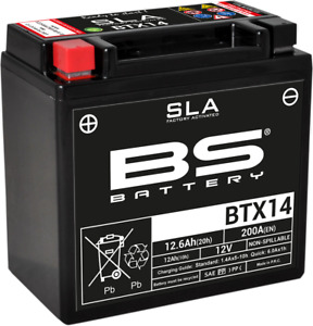 BS BATTERY 300681 BTX14 SLA 12V 200 A HONDA VTX 1300 C 2006
