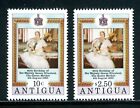 Antigua Scott #584-585 MNH reine mère Elizabeth 80e anniversaire $$