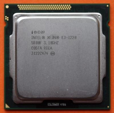Intel SR00F Xeon E3-1220 Quad Core 3.1GHz / 8MB Socket LGA 1155 Processor  - Image 1 of 3