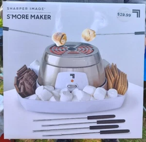 Sharper Image Electric Tabletop Smores Maker For Indoor 4 Skewers NEW - Picture 1 of 3