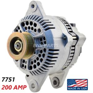 200 AMP 7751 Alternator Mercury Tracer Ford Escort 1.9L High Output Performance 