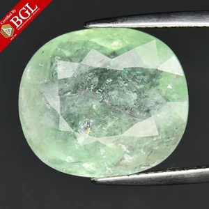 💎 BGL CERTIFIED Big 14.07ct Cushion Natural Green Tourmaline - Copper, Gemstone - Picture 1 of 5