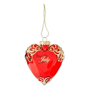 HOLIDAY TIME JULY RUBY RED STRENGTH NOBILITY BIRTHSTONE CHRISTMAS ORNAMENT 2025 - Picture 1 of 5