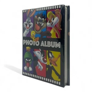 Vintage WB Movie World [Looney Tunes] Photo Album - Holds 100 Photos - Brand New - Picture 1 of 19